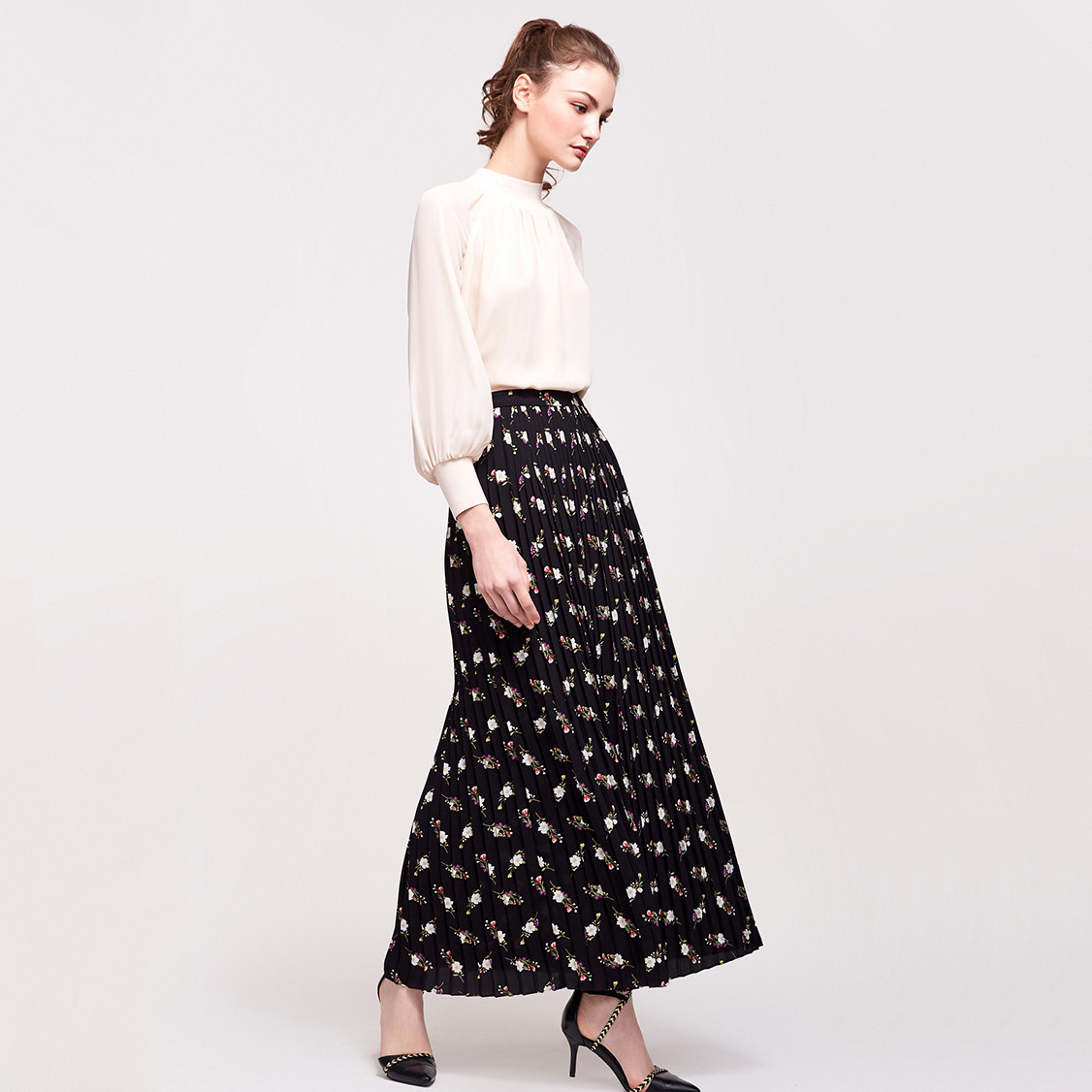 Dongfan-Bubble Sleeve Tops Wholesale - Ladies Long Sleeve Blouses-11